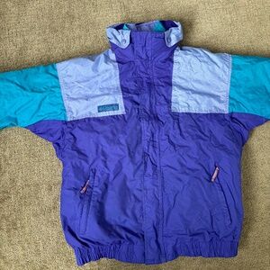 𝅺Vintage Columbia Vamoose 3 In 1 Colorblock Ski jacket Coat Youth XL